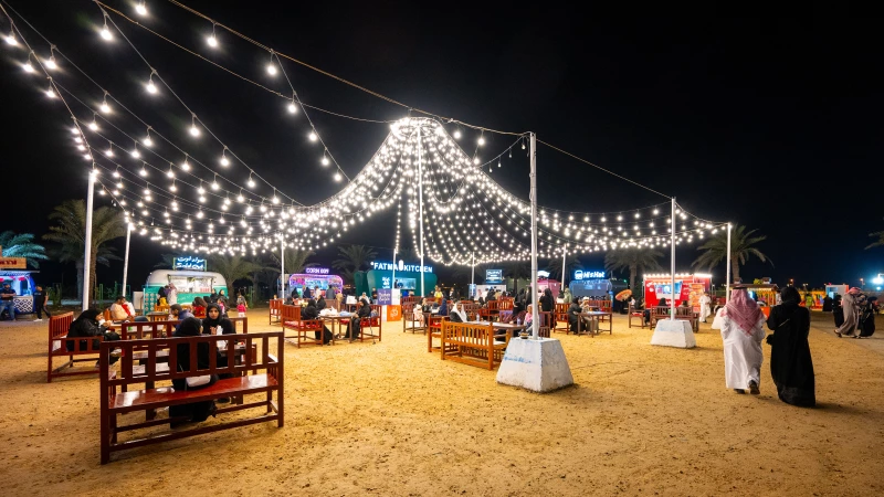 Food court in the Heritage Village in Bahrain