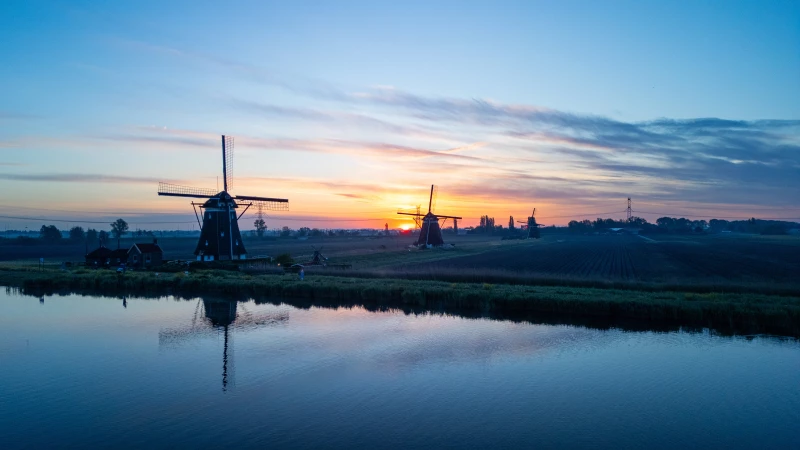 Windmills on the Rotte