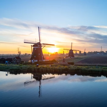 Windmühlen in Süd-Holland