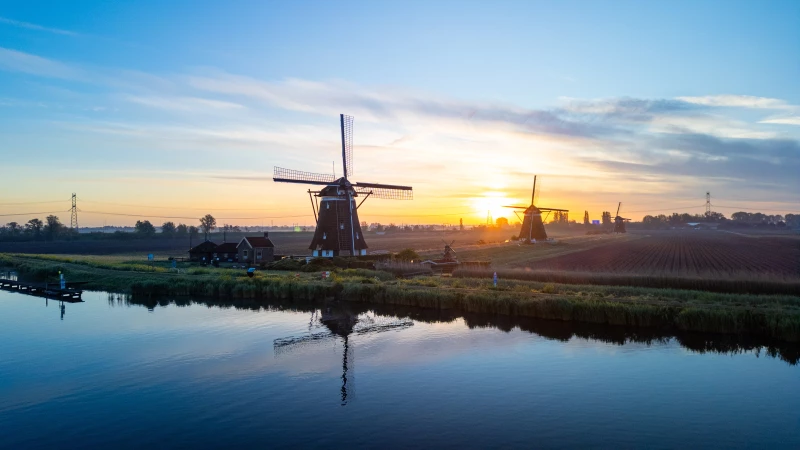Windmühlen in Holland Windmühlen in Holland