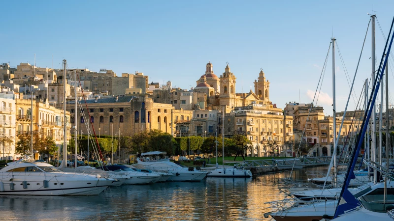 Port in Cospicua Port in Cospicua