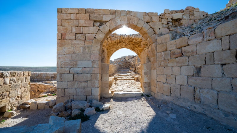 Gate in Shobak Castle Gate in Shobak Castle