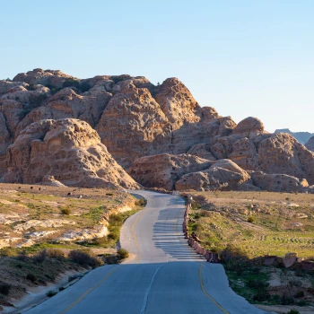 Straße nach Petra