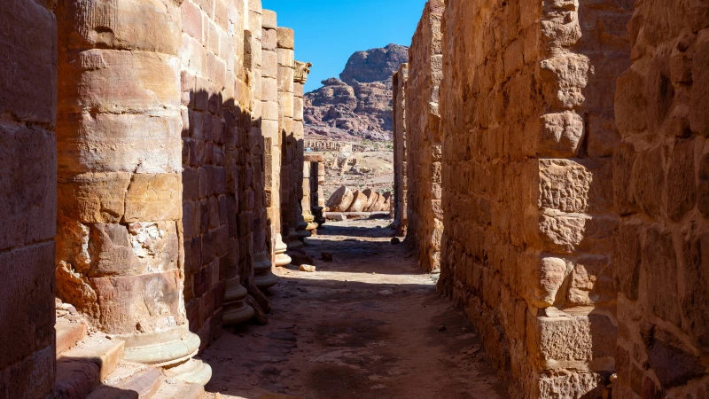 Tour of the Great Temple in Petra Tour of the Great Temple in Petra