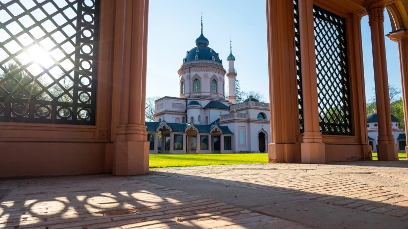 Garten der Moschee in Schwetzingen Garten der Moschee in Schwetzingen