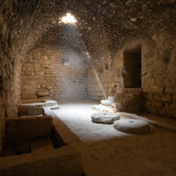 Gewölbe in Burg Kerak