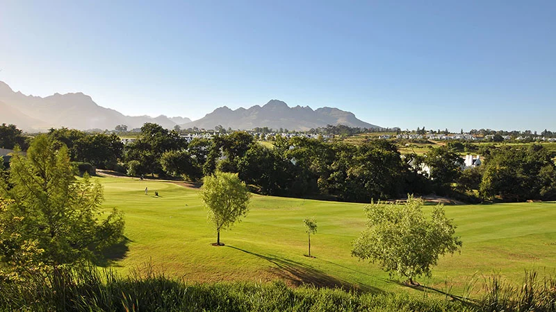 Golfplatz des Hotel Kleine Zalze Stellenbosch Golfplatz des Hotel Kleine Zalze Stellenbosch