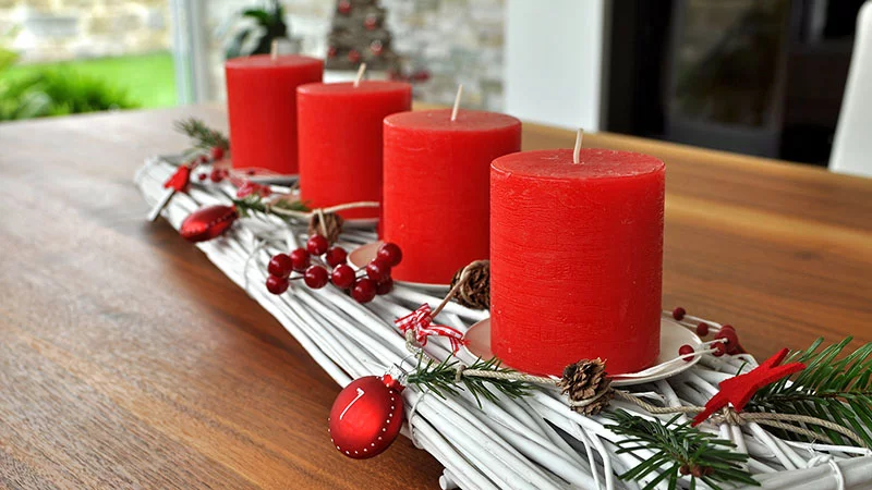 Kreativer Adventskranz zum selber basteln Kreativer Adventskranz zum selber basteln