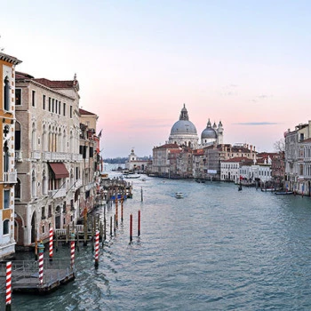 Panorama des Canal Grande in Venedig