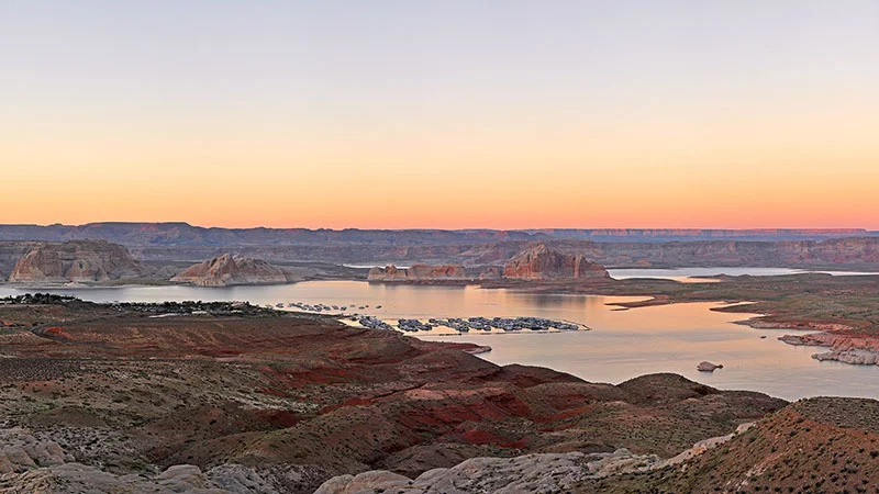 Sunset at Lake Powell