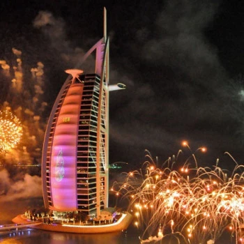 Bestes Feuerwerk an Silvester in Dubai