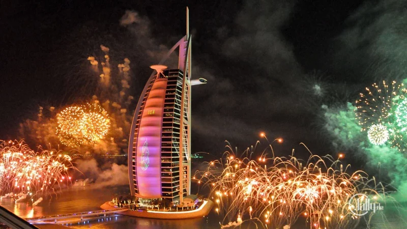 Bestes Feuerwerk an Silvester in Dubai