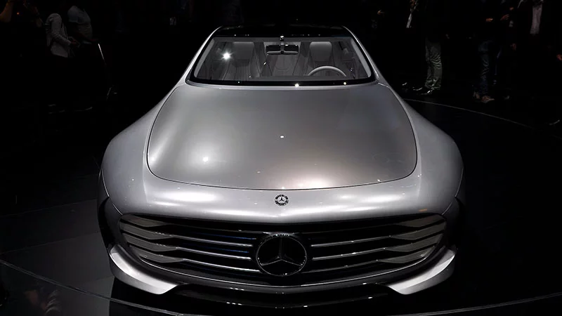 Frontalaufnahme des Mercedes Benz Konzeptauto