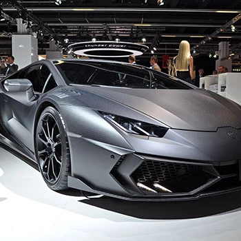 Black Lamborghini sports car Torofeo