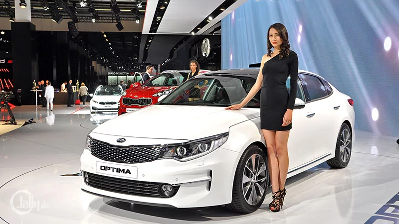 Kia Optima at the IAA in Frankfurt Kia Optima at the IAA in Frankfurt