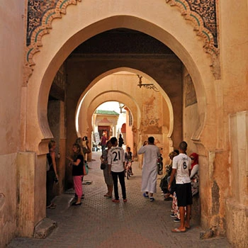 Fotos aus der Altstadt von Marrakesch - Medersa Ben Youssef