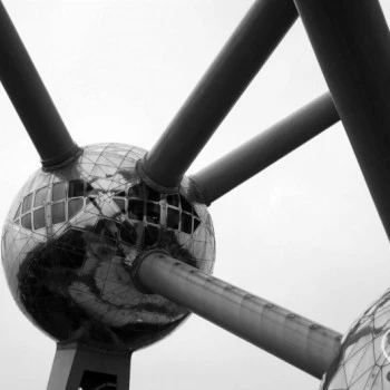 Sphere of the Atomium in Brussels