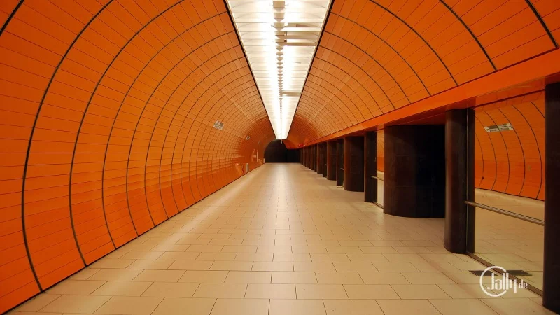 Subway station Marienplatz in Munich Subway station Marienplatz in Munich