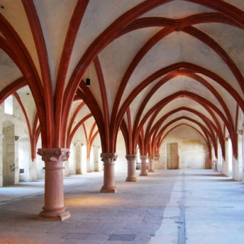 Schlafsaal im Kloster Eberbach im Rheingau
