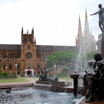 Archibald Fountain in Sydney in Hyde Park